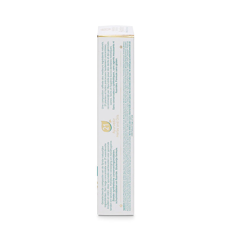 Ayurdent Mild – Seite der Faltschachtel