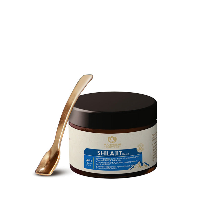 Shilajit Harz – Dose mit Messlöffel